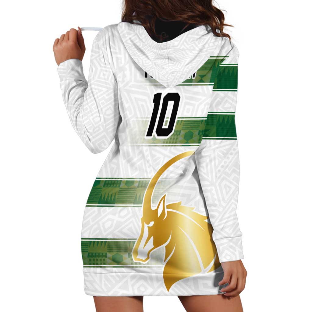Custom Zimbabwe Rugby The Champions 2025 Hoodie Dress The Gold Sables Version - Wonder Print Shop