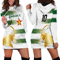 Custom Zimbabwe Rugby The Champions 2025 Hoodie Dress The Gold Sables Version - Wonder Print Shop