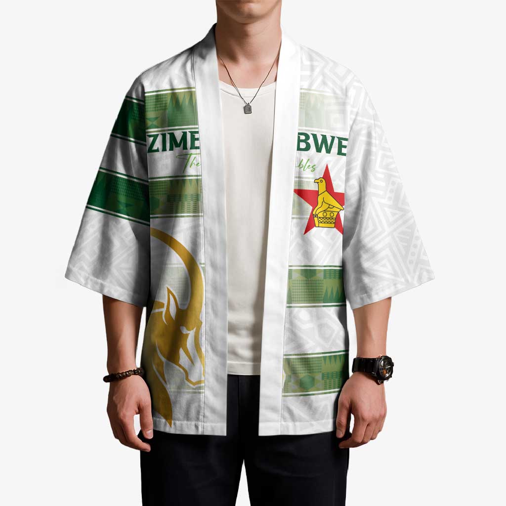 Custom Zimbabwe Rugby The Champions 2025 Kimono The Gold Sables Version - Wonder Print Shop