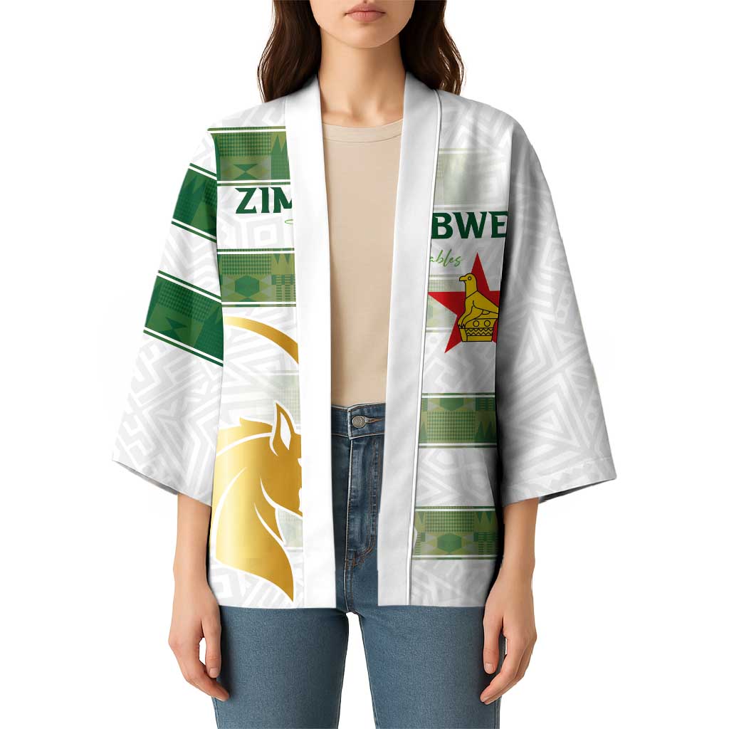 Custom Zimbabwe Rugby The Champions 2025 Kimono The Gold Sables Version - Wonder Print Shop
