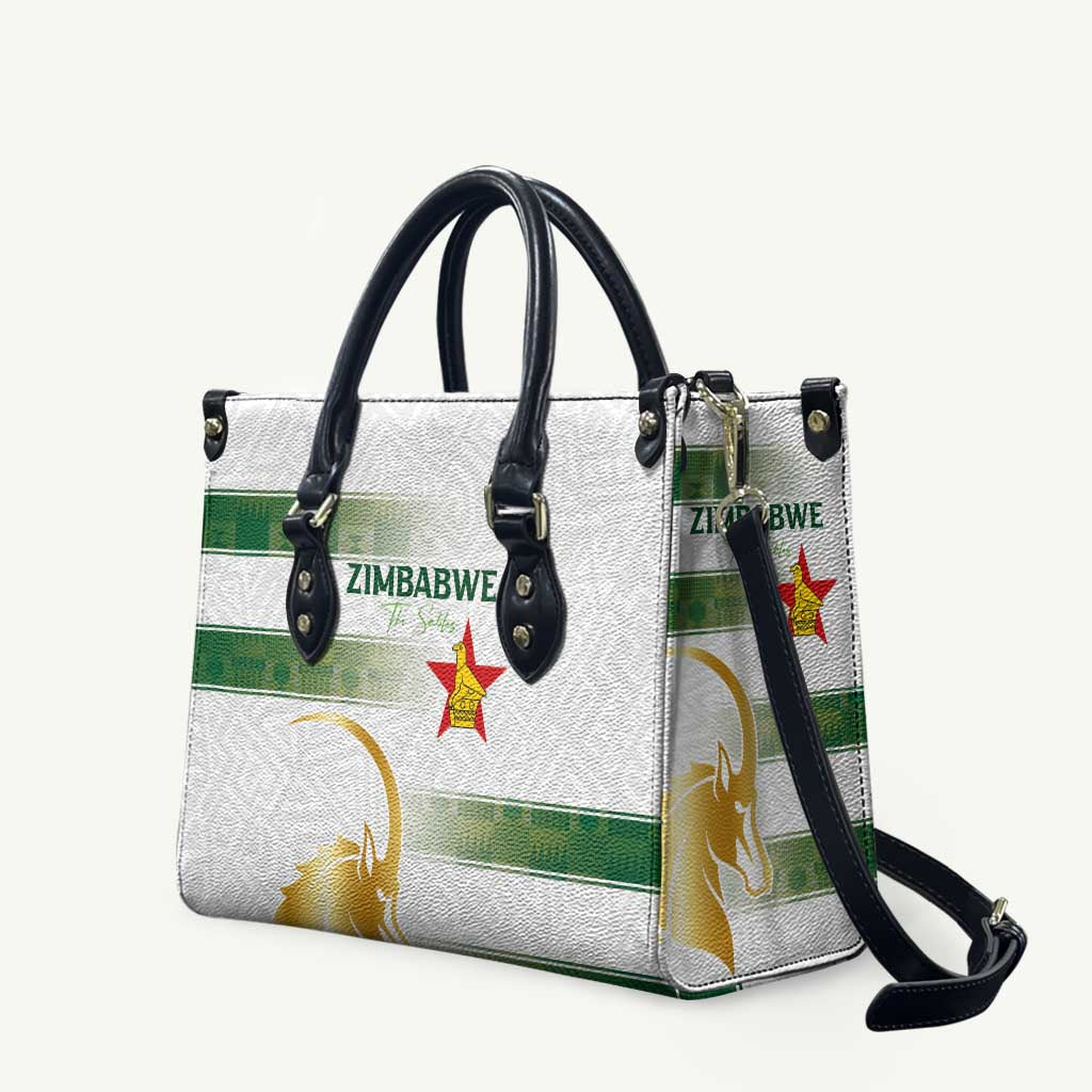 Zimbabwe Rugby The Champions 2025 Leather Bag The Gold Sables Version - Wonder Print Shop