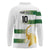 Custom Zimbabwe Rugby The Champions 2025 Long Sleeve Polo Shirt The Gold Sables Version - Wonder Print Shop