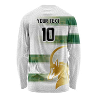 Custom Zimbabwe Rugby The Champions 2025 Long Sleeve Shirt The Gold Sables Version - Wonder Print Shop