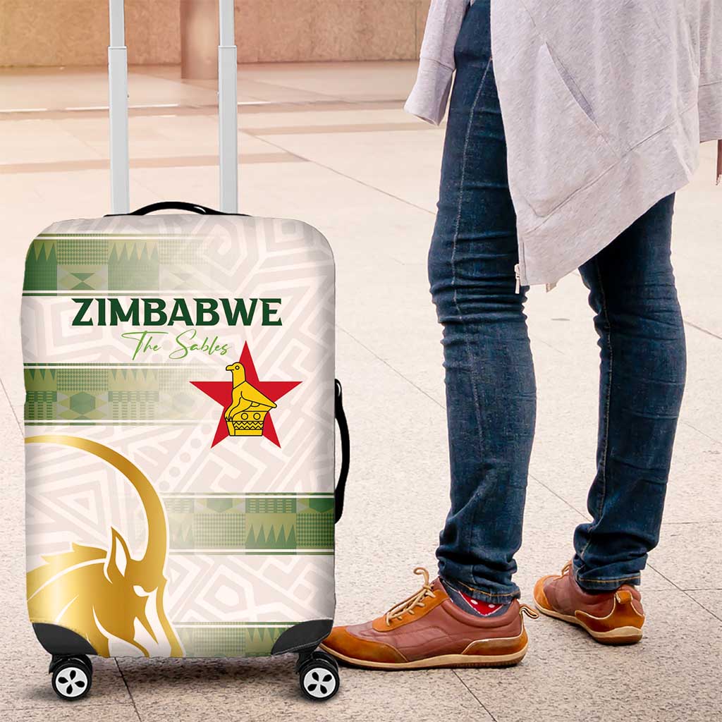Zimbabwe Rugby The Champions 2025 Luggage Cover The Gold Sables Version - Wonder Print Shop