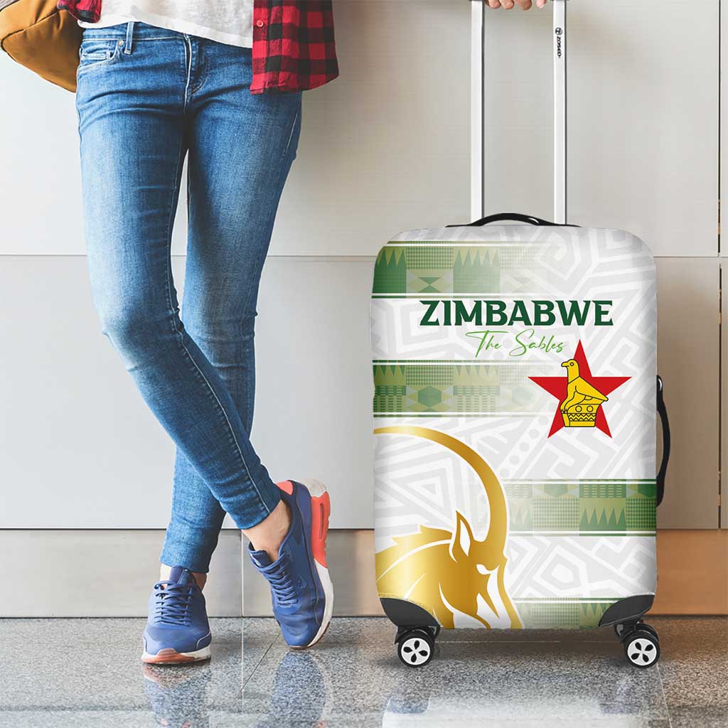 Zimbabwe Rugby The Champions 2025 Luggage Cover The Gold Sables Version - Wonder Print Shop