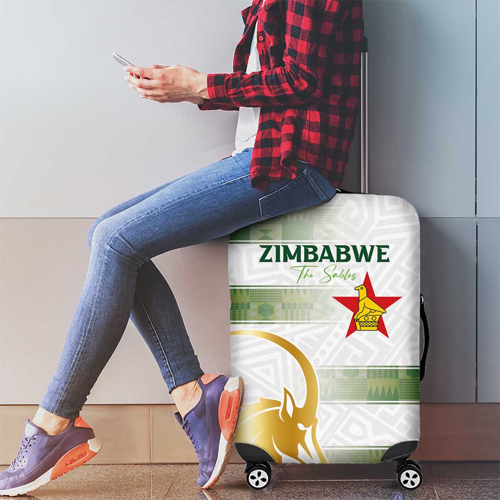 Zimbabwe Rugby The Champions 2025 Luggage Cover The Gold Sables Version - Wonder Print Shop