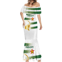 Custom Zimbabwe Rugby The Champions 2025 Mermaid Dress The Gold Sables Version - Wonder Print Shop