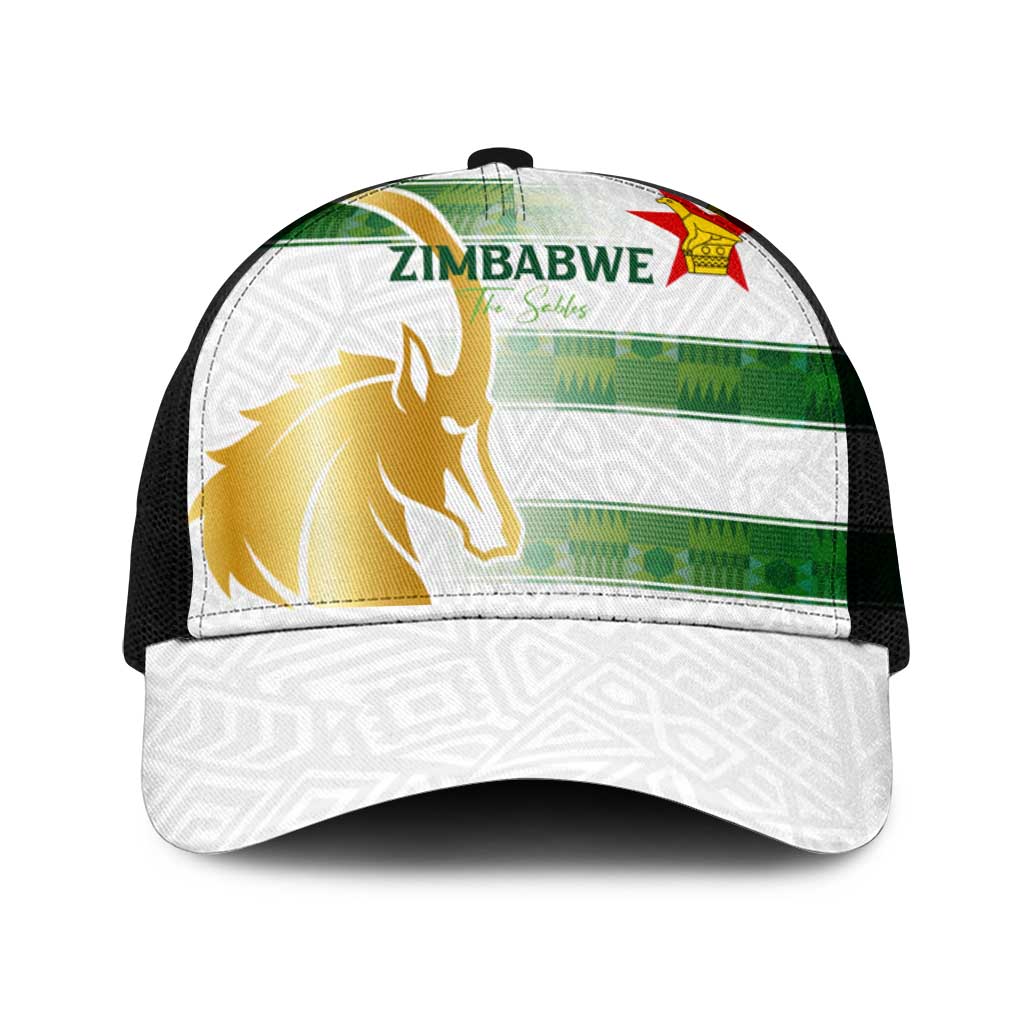Zimbabwe Rugby The Champions 2025 Mesh Trucker Cap The Gold Sables Version - Wonder Print Shop