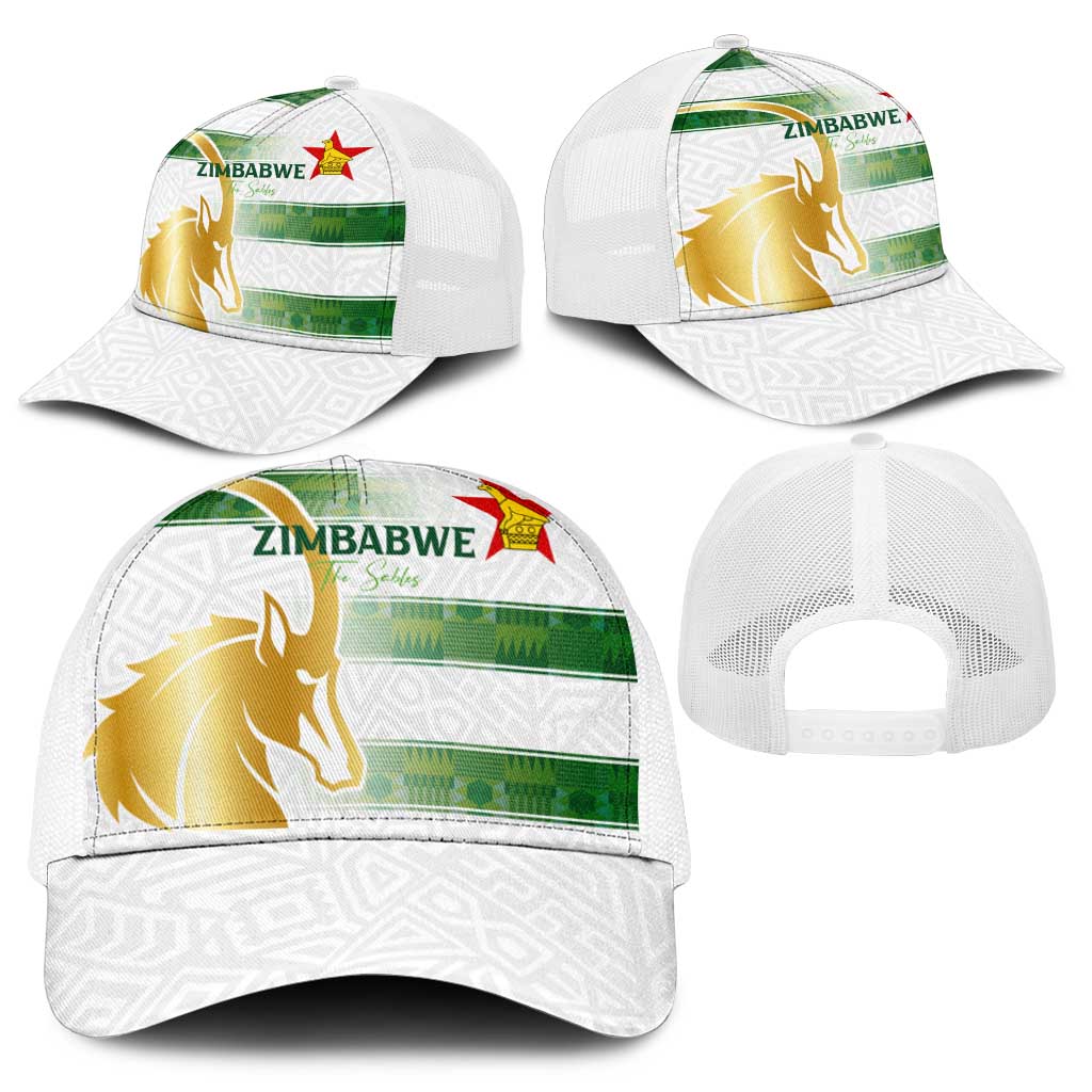 Zimbabwe Rugby The Champions 2025 Mesh Trucker Cap The Gold Sables Version - Wonder Print Shop