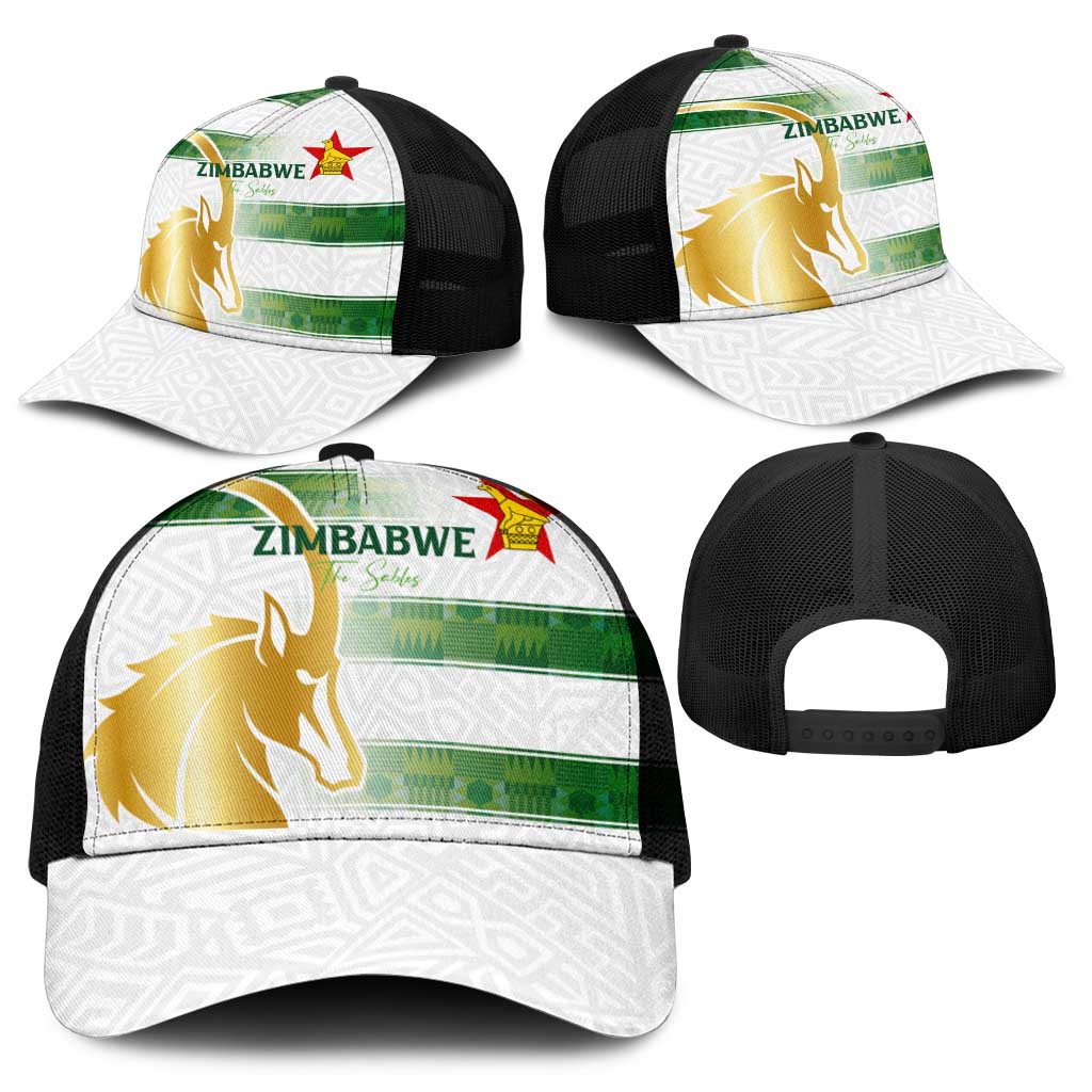 Zimbabwe Rugby The Champions 2025 Mesh Trucker Cap The Gold Sables Version - Wonder Print Shop