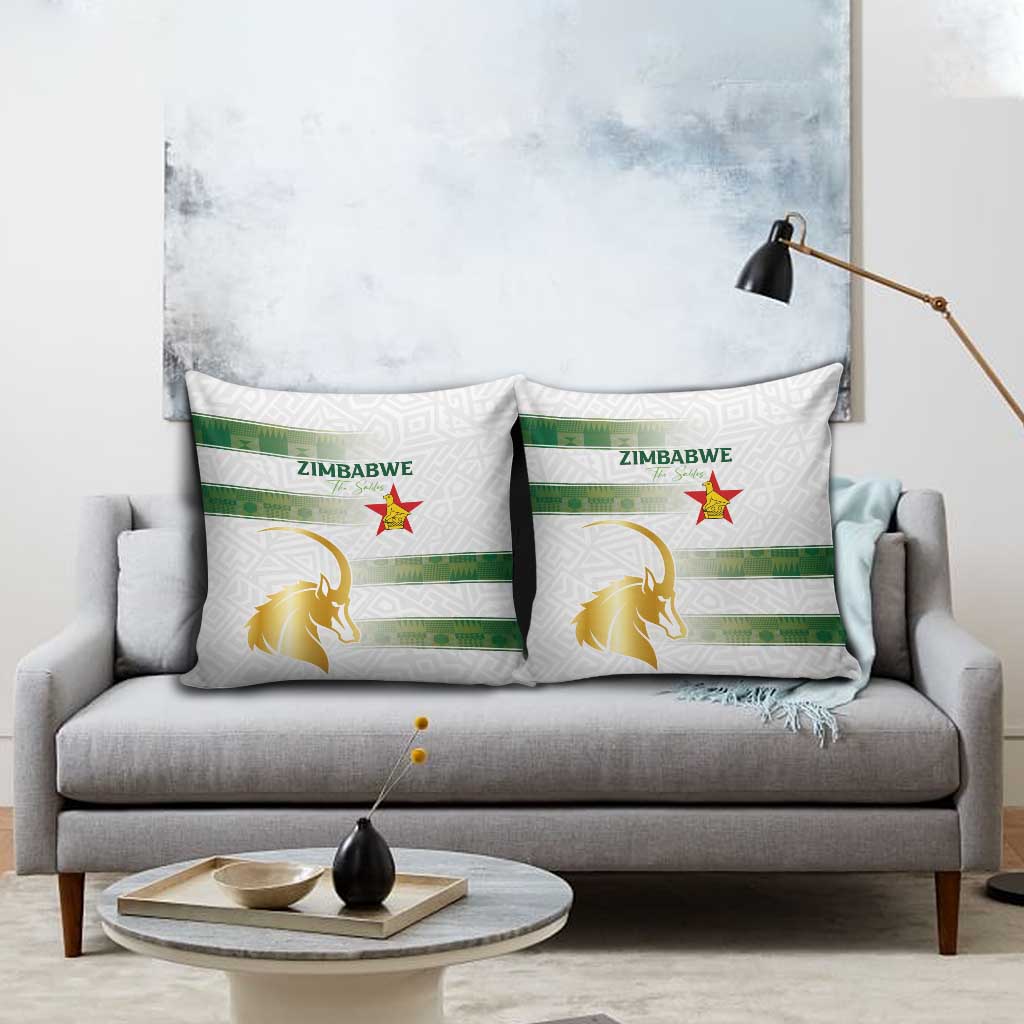 Zimbabwe Rugby The Champions 2025 Pillow Cover The Gold Sables Version - Wonder Print Shop