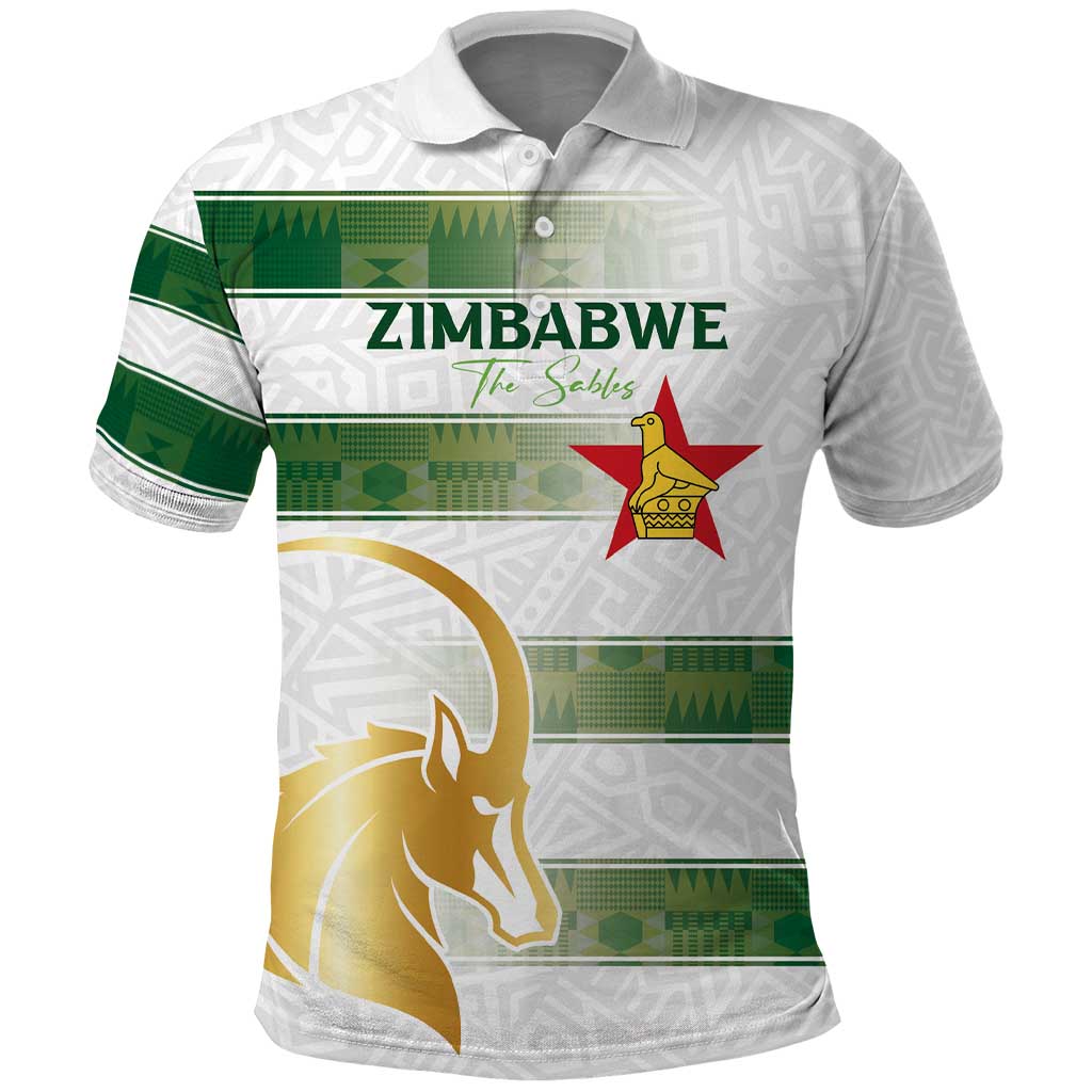 Custom Zimbabwe Rugby The Champions 2025 Polo Shirt The Gold Sables Version - Wonder Print Shop
