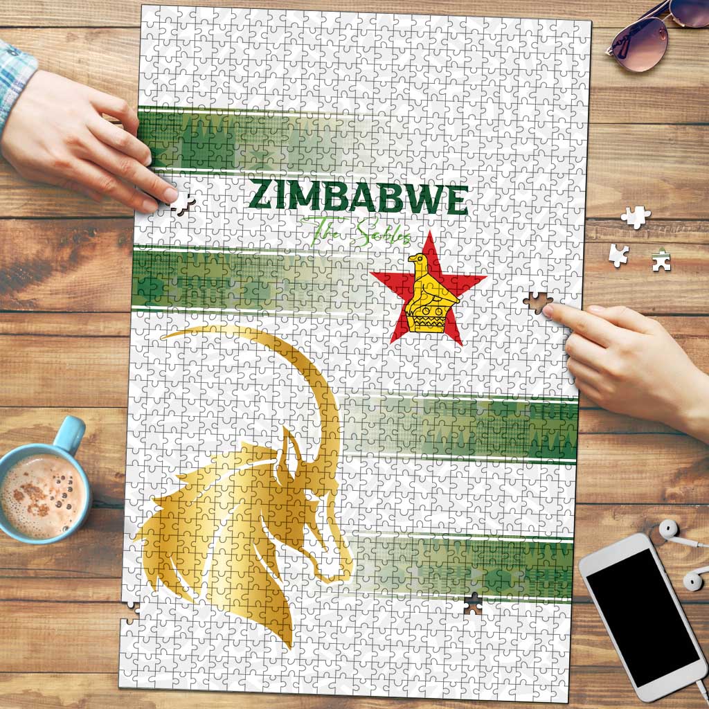 Zimbabwe Rugby The Champions 2025 Puzzle The Gold Sables Version - Wonder Print Shop