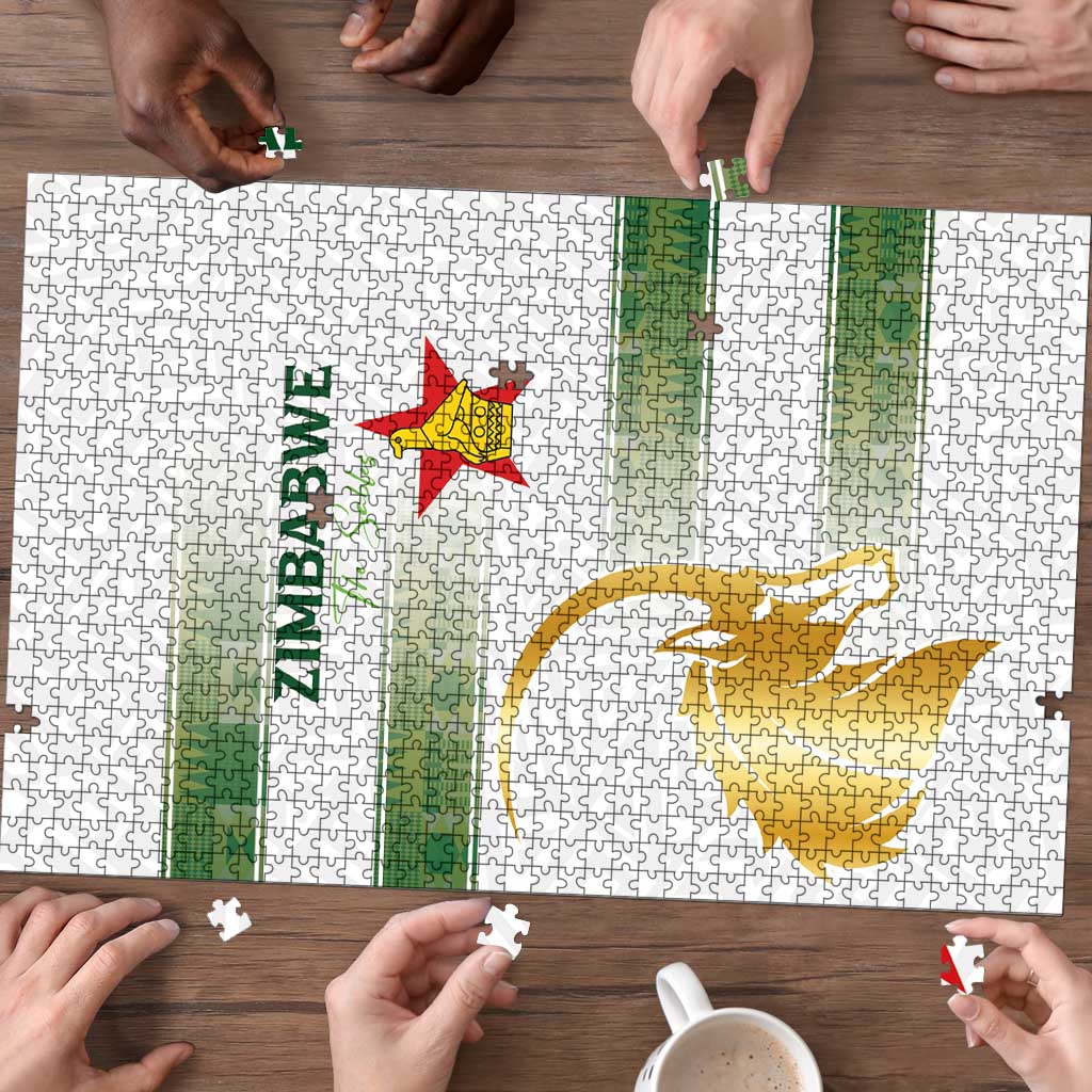Zimbabwe Rugby The Champions 2025 Puzzle The Gold Sables Version - Wonder Print Shop