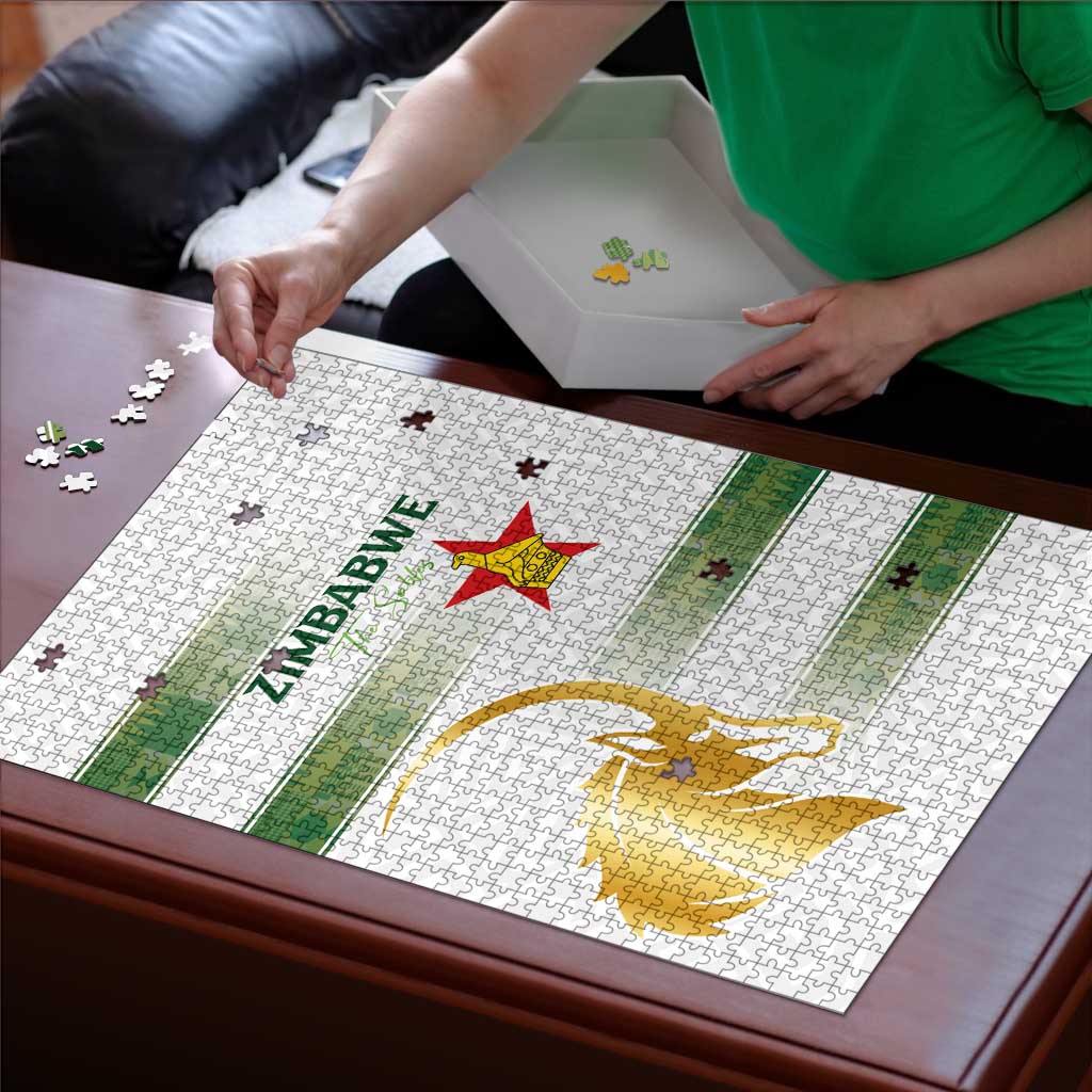 Zimbabwe Rugby The Champions 2025 Puzzle The Gold Sables Version - Wonder Print Shop