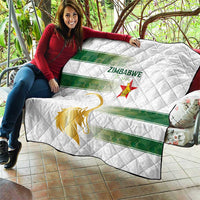 Zimbabwe Rugby The Champions 2025 Quilt The Gold Sables Version - Wonder Print Shop