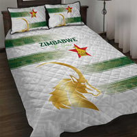Zimbabwe Rugby The Champions 2025 Quilt Bed Set The Gold Sables Version - Wonder Print Shop