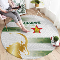 Zimbabwe Rugby The Champions 2025 Round Carpet The Gold Sables Version - Wonder Print Shop