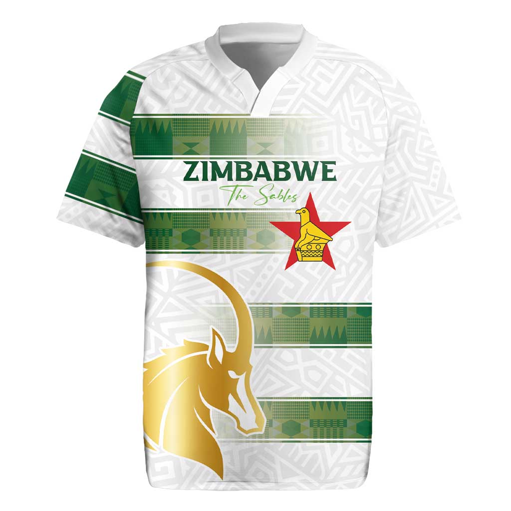 Custom Zimbabwe Rugby The Champions 2025 Rugby Jersey The Gold Sables Version - Wonder Print Shop