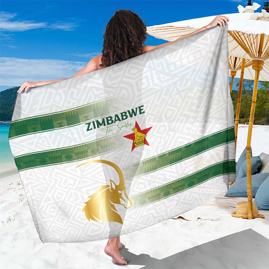 Zimbabwe Rugby The Champions 2025 Sarong The Gold Sables Version - Wonder Print Shop