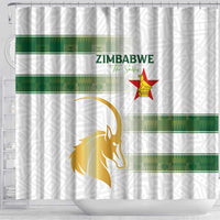 Zimbabwe Rugby The Champions 2025 Shower Curtain The Gold Sables Version - Wonder Print Shop