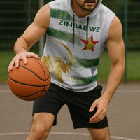 Custom Zimbabwe Rugby The Champions 2025 Sleeveless Hoodie The Gold Sables Version - Wonder Print Shop