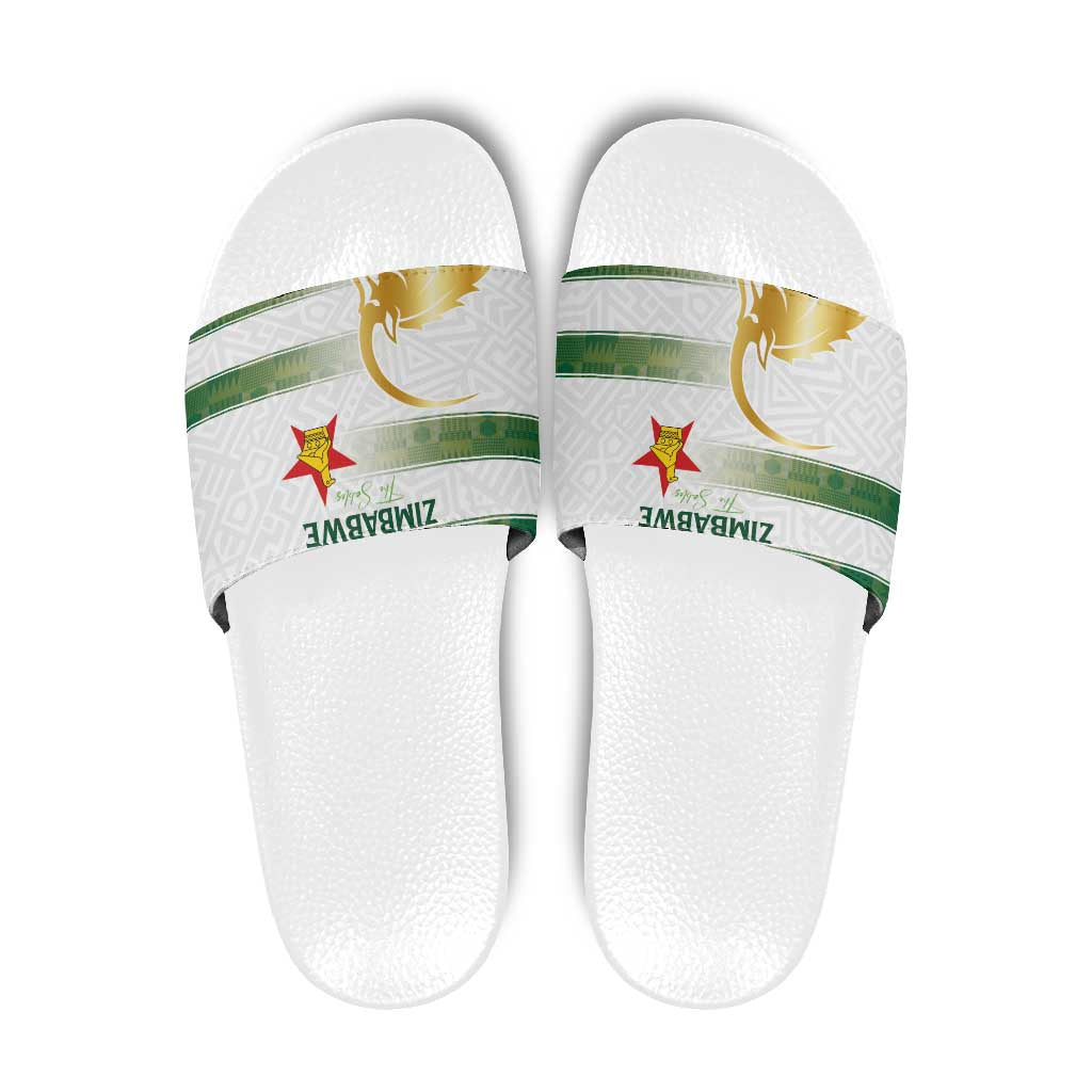 Zimbabwe Rugby The Champions 2025 Slide Sandals The Gold Sables Version - Wonder Print Shop