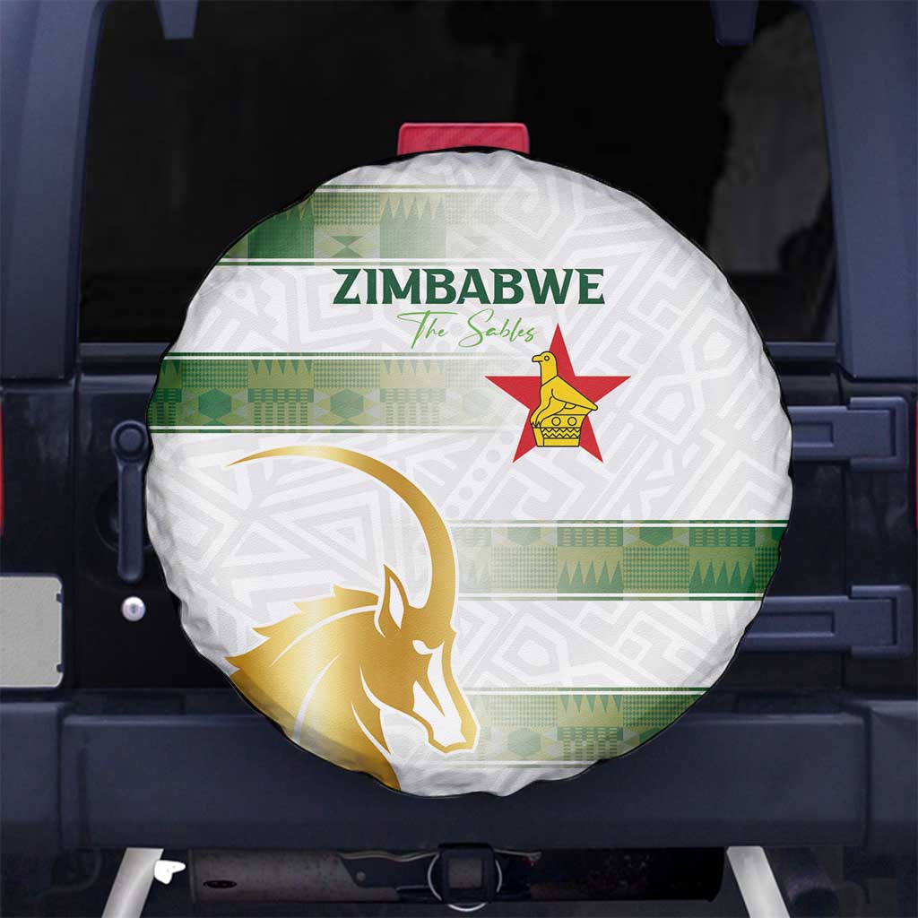 Zimbabwe Rugby The Champions 2025 Spare Tire Cover The Gold Sables Version - Wonder Print Shop