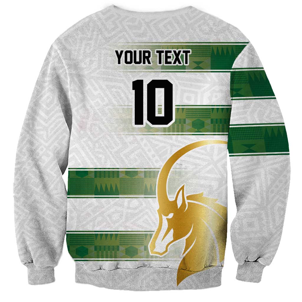 Custom Zimbabwe Rugby The Champions 2025 Sweatshirt The Gold Sables Version - Wonder Print Shop