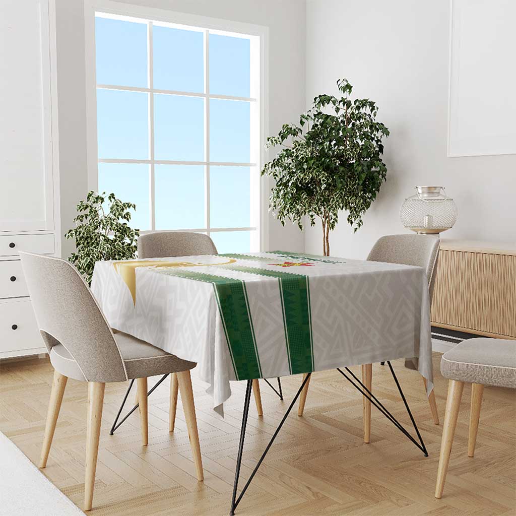 Zimbabwe Rugby The Champions 2025 Tablecloth The Gold Sables Version - Wonder Print Shop