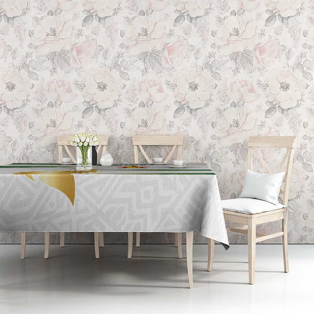 Zimbabwe Rugby The Champions 2025 Tablecloth The Gold Sables Version - Wonder Print Shop