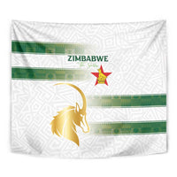 Zimbabwe Rugby The Champions 2025 Tapestry The Gold Sables Version - Wonder Print Shop