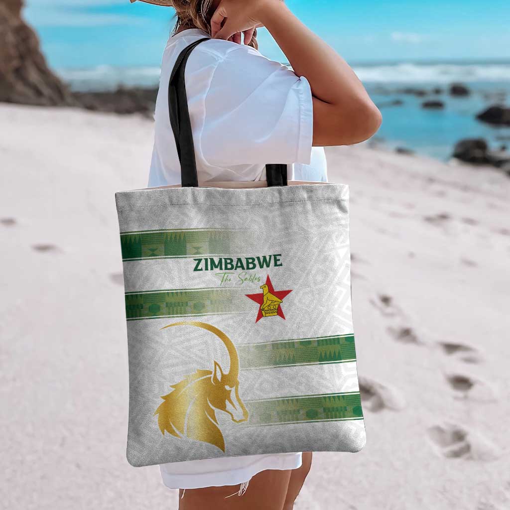 Zimbabwe Rugby The Champions 2025 Tote Bag The Gold Sables Version - Wonder Print Shop