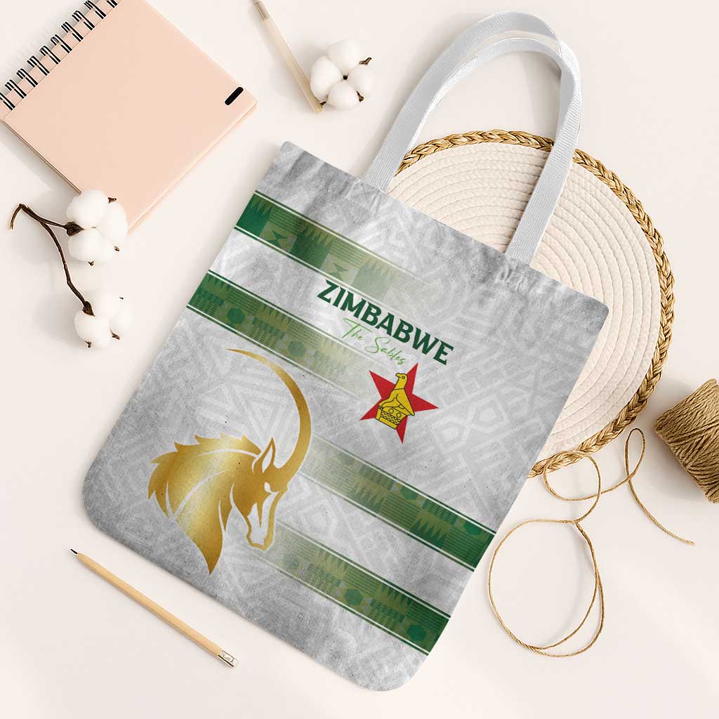 Zimbabwe Rugby The Champions 2025 Tote Bag The Gold Sables Version - Wonder Print Shop