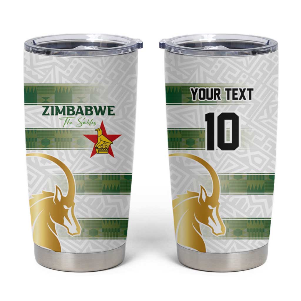 Custom Zimbabwe Rugby The Champions 2025 Tumbler Cup The Gold Sables Version - Wonder Print Shop