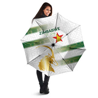Zimbabwe Rugby The Champions 2025 Umbrella The Gold Sables Version - Wonder Print Shop