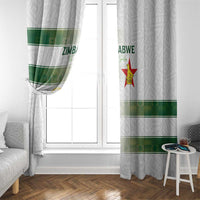 Zimbabwe Rugby The Champions 2025 Window Curtain The Gold Sables Version - Wonder Print Shop