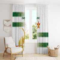 Zimbabwe Rugby The Champions 2025 Window Curtain The Gold Sables Version - Wonder Print Shop