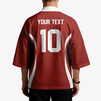 Custom Japan Volleyball Kimono Sporty Style Red Color