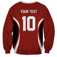 Custom Japan Volleyball Sweatshirt Sporty Style Red Color