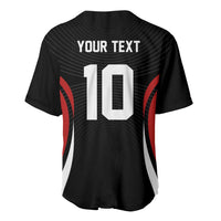 Custom Japan Volleyball Baseball Jersey Sporty Style Black Color
