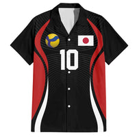 Custom Japan Volleyball Hawaiian Shirt Sporty Style Black Color