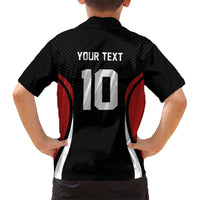Custom Japan Volleyball Kid Hawaiian Shirt Sporty Style Black Color