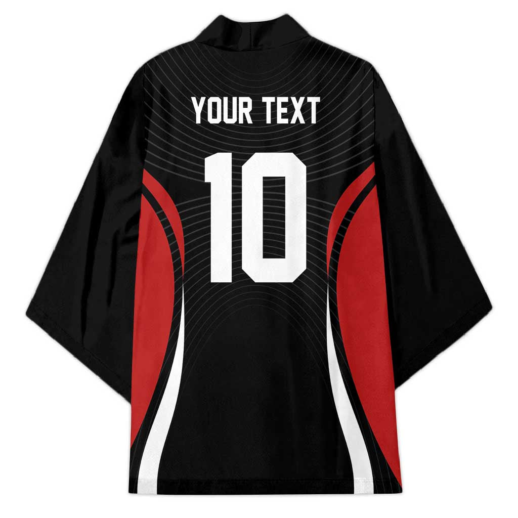 Custom Japan Volleyball Kimono Sporty Style Black Color