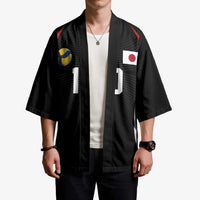 Custom Japan Volleyball Kimono Sporty Style Black Color