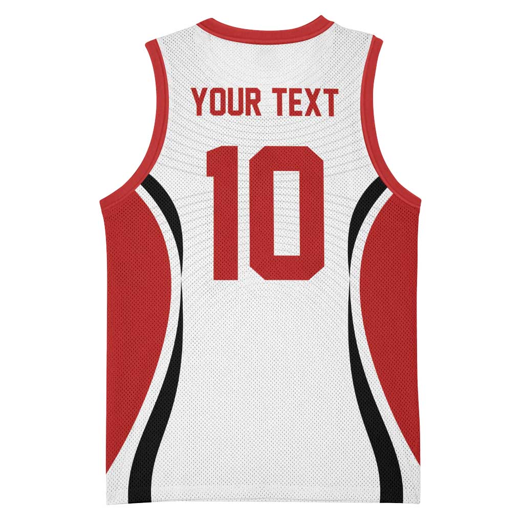 Custom Japan Volleyball Basketball Jersey Sporty Style White Color