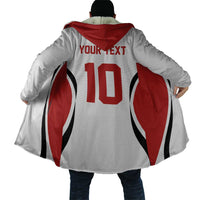 Custom Japan Volleyball Cloak Sporty Style White Color