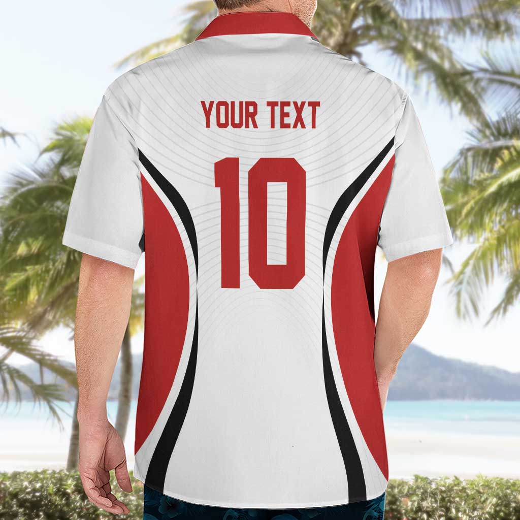 Custom Japan Volleyball Hawaiian Shirt Sporty Style White Color