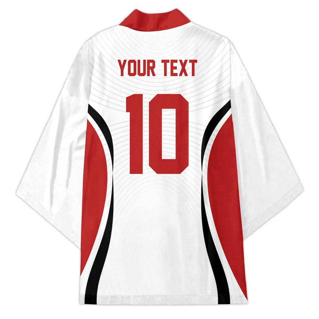Custom Japan Volleyball Kimono Sporty Style White Color