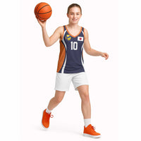 Custom Japan Volleyball Basketball Jersey Sporty Style Navy Color